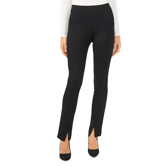 Halogen High Waist Front Slit Pants Black Size 1 - Picture 1 of 6